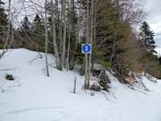 Pistenausschilderung im Skigebiet Babin Do – Bjelašnica