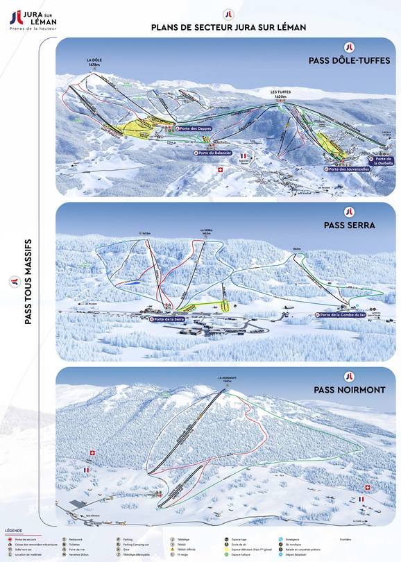 Plan de secteur Jura sur Léman