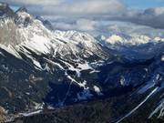 Blick vom Grubigstein auf die Ehrwalder Alm