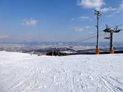 Breite und leichte Piste Family