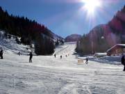 Gamskogel Ostabfahrt in Richtung Weltcuparena