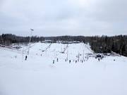 Blick über das Skigebiet Talma