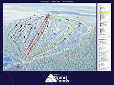 Pistenplan Le Mont Grand-Fonds