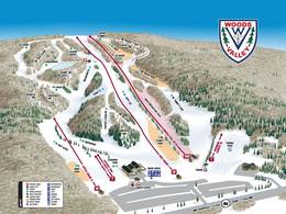 Pistenplan Woods Valley