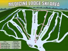 Pistenplan Medicine Lodge