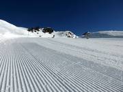 Sehr gute Pistenpräparierung
