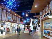 Die Alpine Street an der Skihalle