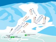 Pistenplan Kitashiga Kogen Kumaruyama