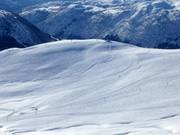 Bergstation Myrkdalsekspressen mit umliegenden Abfahrten