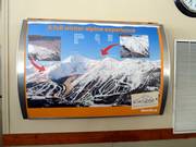 Pistenplan im Restaurant