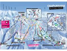 Pistenplan Chamrousse