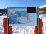 Übersichtstafel mit aktuellen Informationen