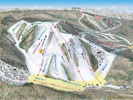 Pistenplan Nub's Nob Ski Area