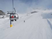 Piste unterhalb der Sesselbahn Ostafa