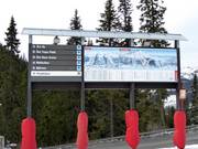 Pistenplan mit Pistenausschilderung im Skigebiet Åre
