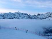 Abendstimmung an der Bergstation Karjoch
