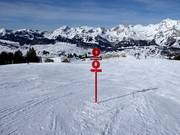 Pistenausschilderung in Wildhaus