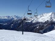 Becca d'Aran - 3er Sesselbahn fix geklemmt