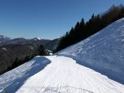 Leichte Familienabfahrt ins Tal