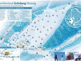 Pistenplan Grünberg – Obsteig