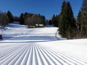 Sehr gute Pistenpräparierung