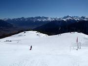 Tschunggaipiste an der Mittelstation