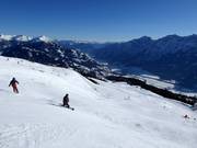 Schwere Abfahrt Osthang