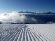 Perfekte Pistenpräparierung am Zettersfeld