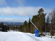 Lanzenbeschneiung im Skigebiet Idre Fjäll