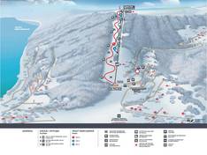 Pistenplan Góra Żar – Miedzybrodzie Zywieckie