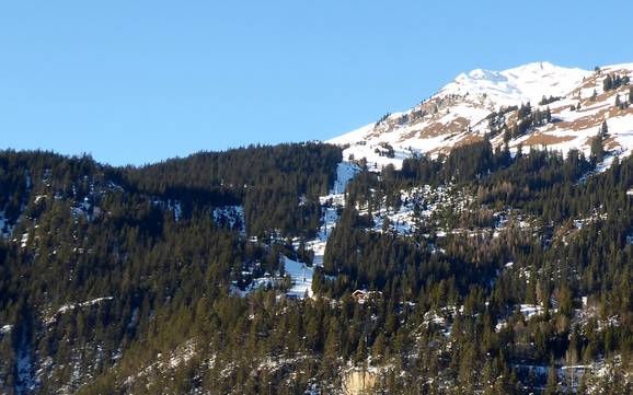 Lechtal: Größe der Skigebiete – Größe Jöchelspitze – Bach