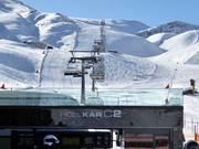 Höllkarbahn - 6er Hochgeschwindigkeits-Sesselbahn (kuppelbar) mit Abdeckhauben