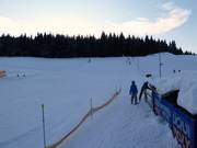 Blick auf den Skihang Wildenthal 
