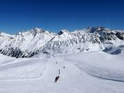 Schmugglerpiste an der Weißseejochbahn