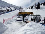 Pala del Geiger - 4er Sesselbahn fix geklemmt