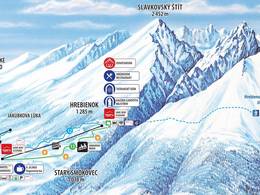 Pistenplan Starý Smokovec – Hrebienok
