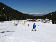 Leichte Piste am Tellerlift Panica B bei Bunderishka Polyana