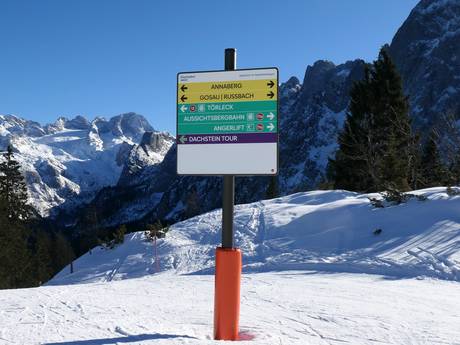 Lammertal: Orientierung in Skigebieten – Orientierung Dachstein West – Gosau/Russbach/Annaberg