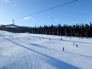 Leichte Piste im Talbereich Hundfjället