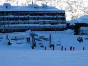 Combettes - 3er Sesselbahn fix geklemmt