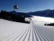 Sehr gute Pistenpräparierung