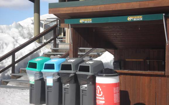 Garibaldi Ranges: Umweltfreundlichkeit der Skigebiete – Umweltfreundlichkeit Whistler Blackcomb