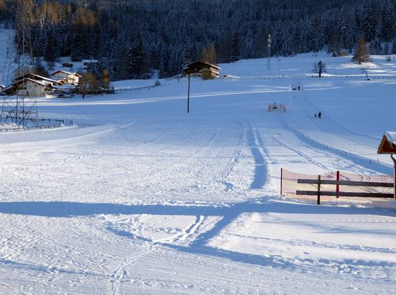 Leichte Piste am Babylift