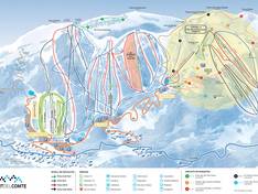 Pistenplan Port del Comte