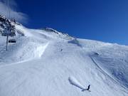 Schwere Piste an der Leppleskofelbahn