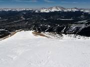 Höchste Abfahrt vom Summit entlang der Imperial Bowl