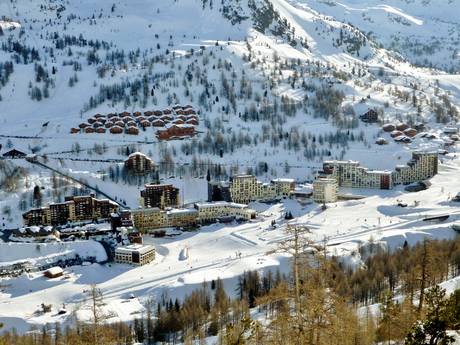 Französische Alpen: Unterkunftsangebot der Skigebiete – Unterkunftsangebot Isola 2000