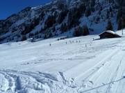 Leichte Piste am Flühen in Lech