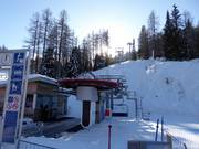 Doss della Pesa - 4er Sesselbahn fix geklemmt