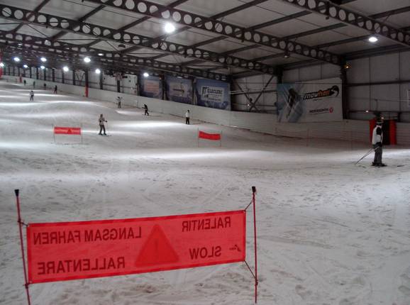 Die Piste an der Talstation